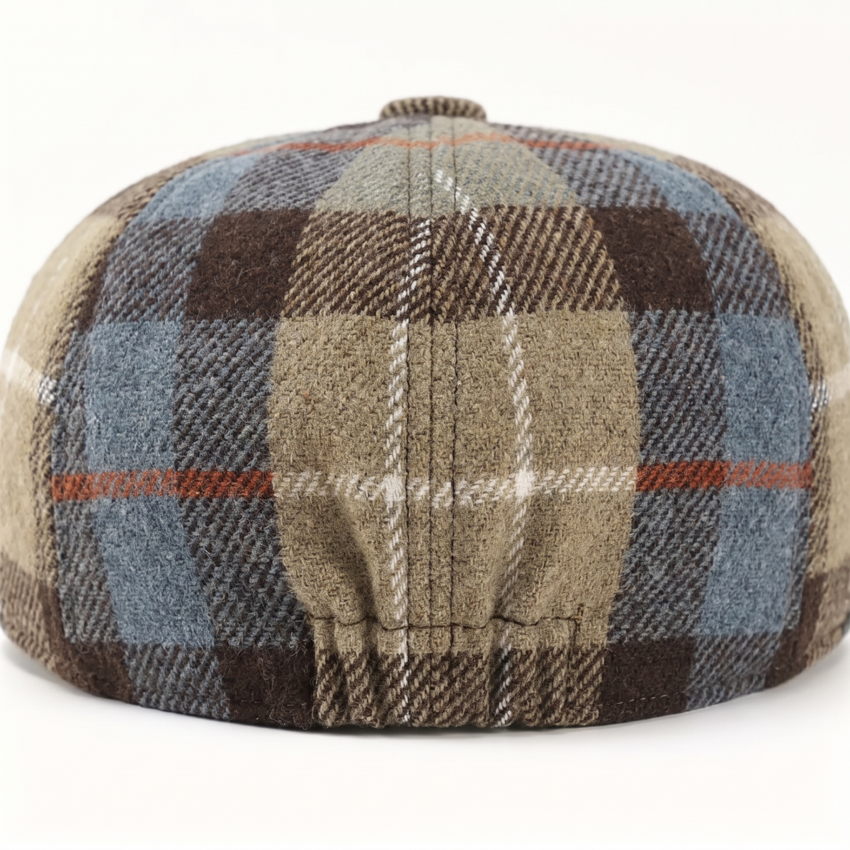 Plaid Wool-Blend Newsboy Cap | TOLEDO