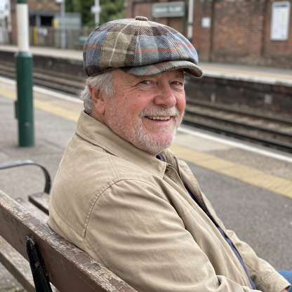 Plaid Wool-Blend Newsboy Cap | TOLEDO