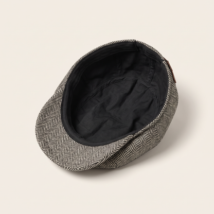 Herringbone Wool Blend Cap | TUCSON