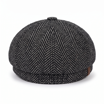 Herringbone Wool Blend Cap | TUCSON