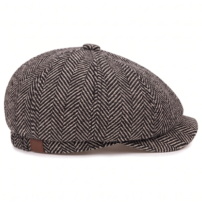 Herringbone Wool Blend Cap | TUCSON
