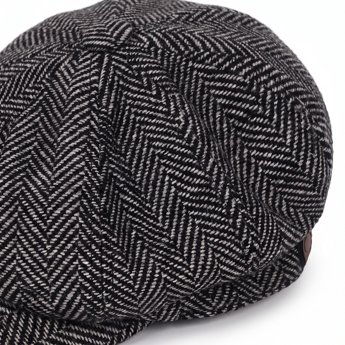 Herringbone Wool Blend Cap | TUCSON